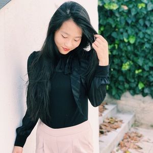 Pussybow Tie Blouse